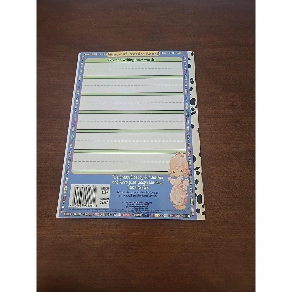 Precious‎ Moments Christian Homeschool Workbooks Lot of 3 Pre-K Phonics